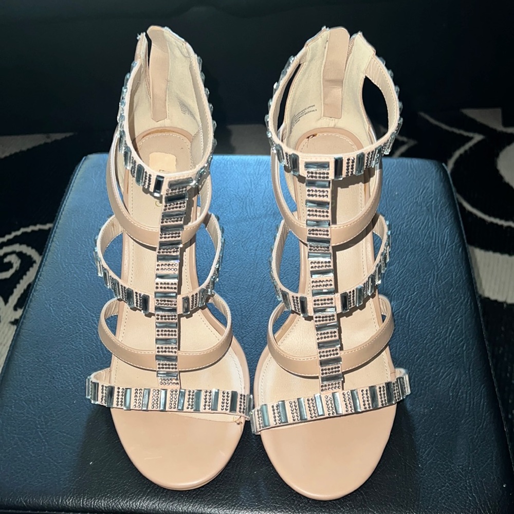 Torrid Sparkly Cage Heel Sandal